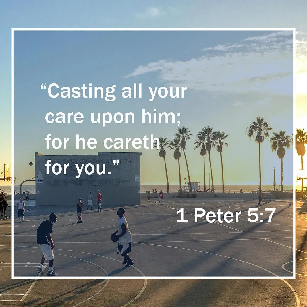 &ldquo;Casting all your care upon him; for he careth for you.&rdquo; 1 Peter 5:7