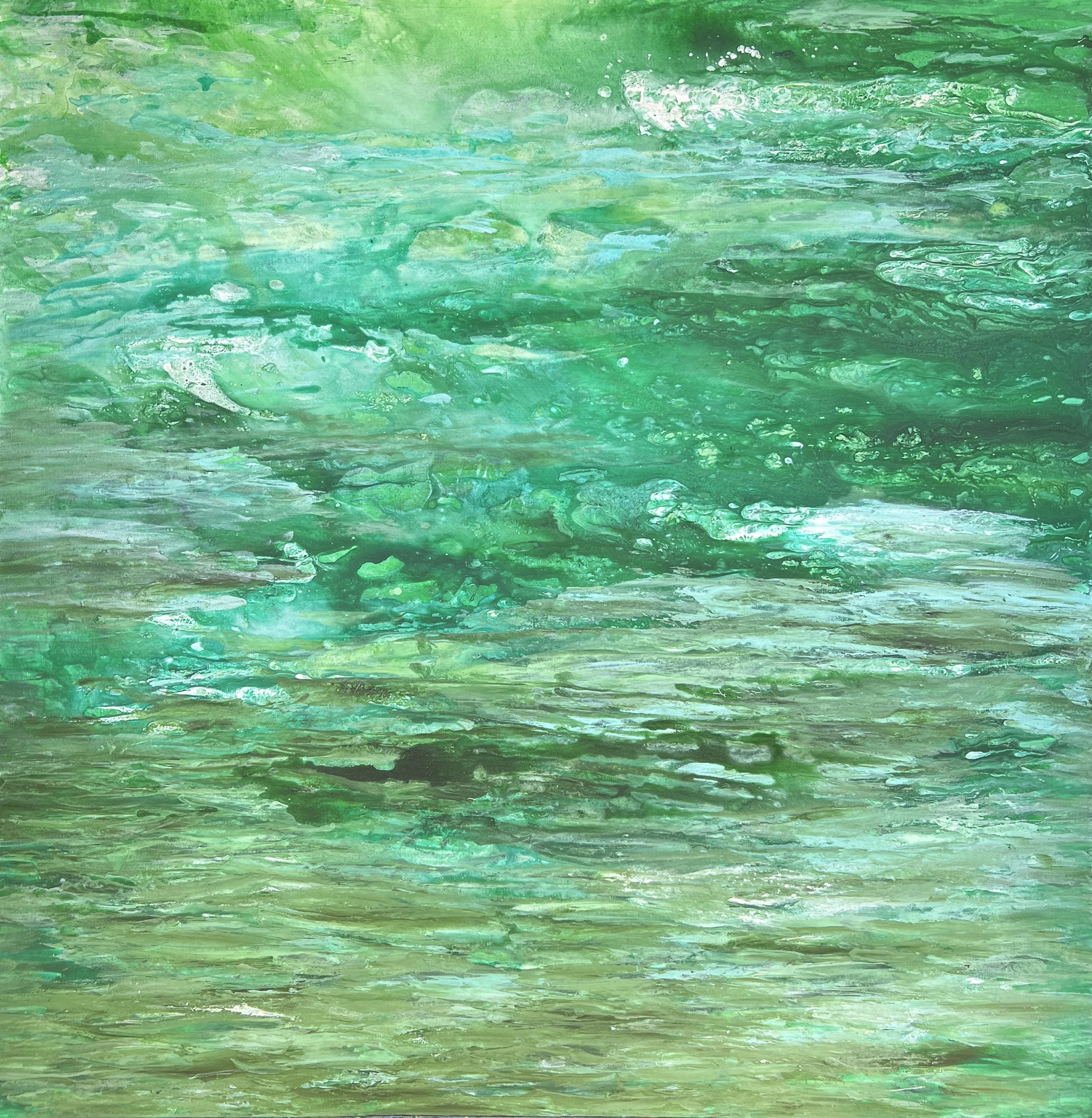Emerald Dream_Acrylic_Ink_Dry Pigment_48x48.jpg