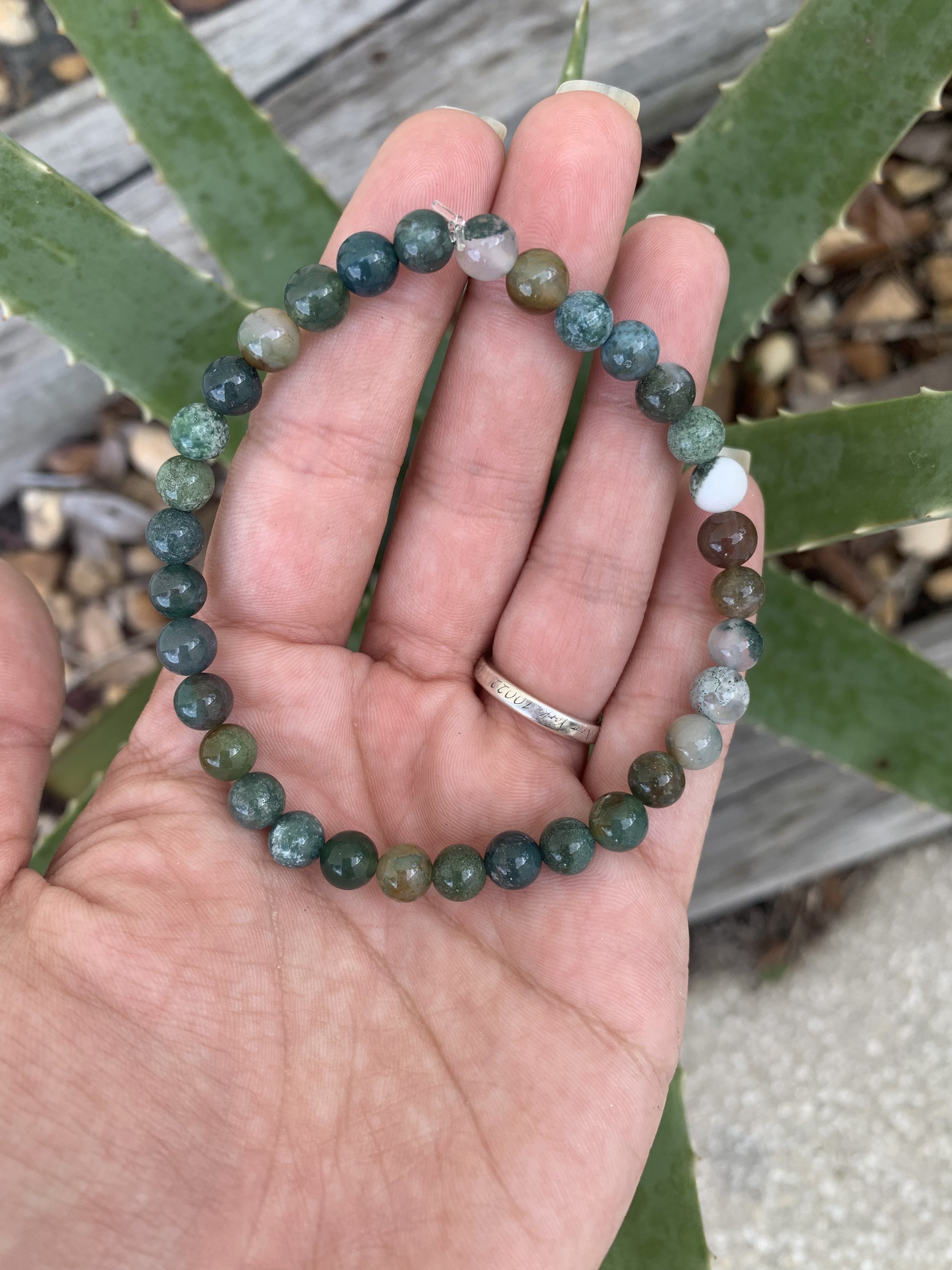 Indian Agate Crystal Bracelet – EARTH TO ROOTS