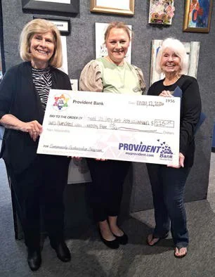 HVAA Receives Community Partnership Donation from Provident Bank