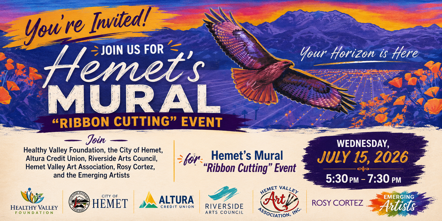 Mural “Ribbon Cutting” Event