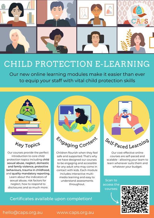 E-Learning — Child Abuse Prevention Service