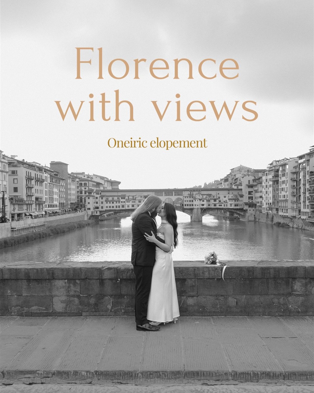 Whispers of Forever in Florence &bull;

From Tennessee to Tuscany, Jacob and Doina crossed an ocean for something beautifully simple: to begin their life together in a city built on beauty, art, and love.

With the Arno quietly flowing beneath them a