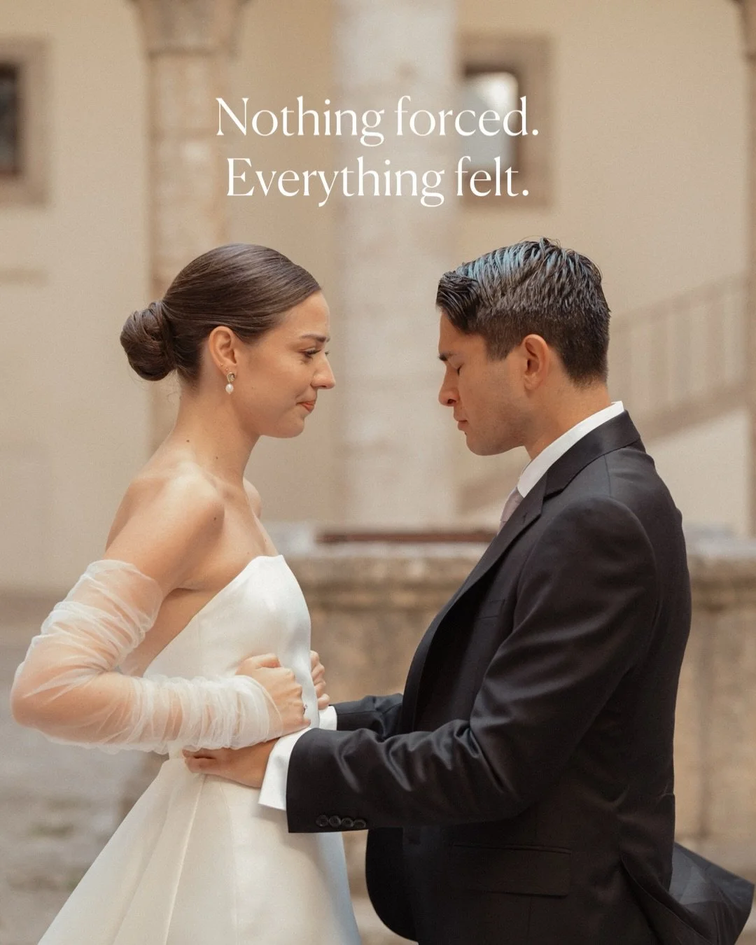 You won&rsquo;t remember every detail of your wedding day.
But you&rsquo;ll remember how it felt.

The moments that matter most
are rarely the ones you expect.

They happen quickly, quietly,
often while something else is going on.

Knowing where to b