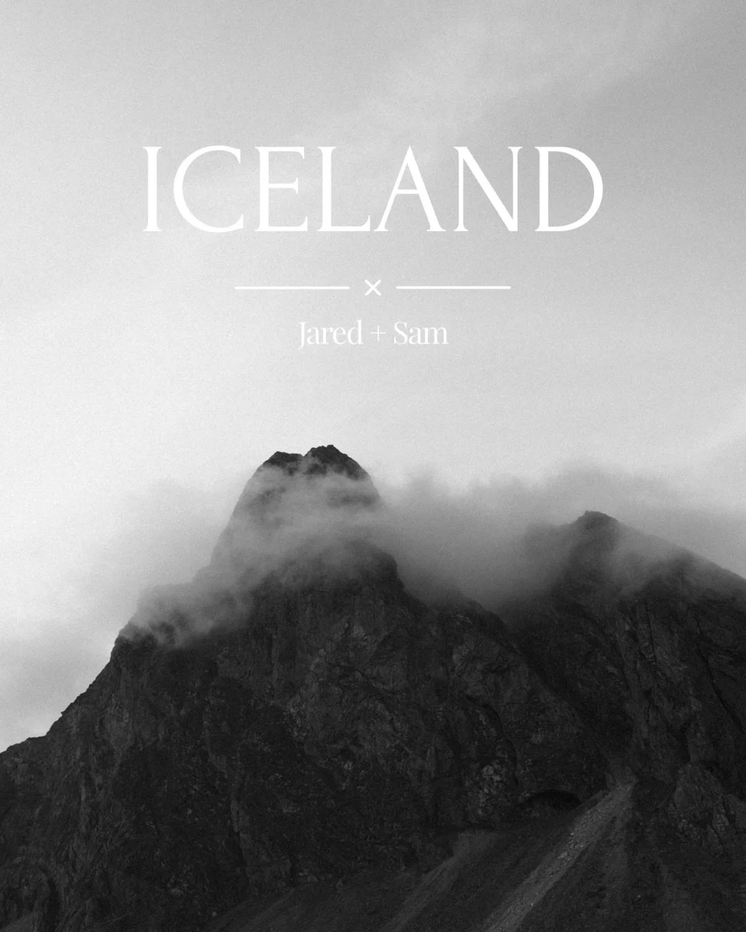 We are closing the year by sharing one of the most intense and honest weddings we photographed.

Jared and Sam didn&rsquo;t just choose Iceland&mdash;
they belong to it. This landscape feels like home to them, in its silence, its severity, its truth.