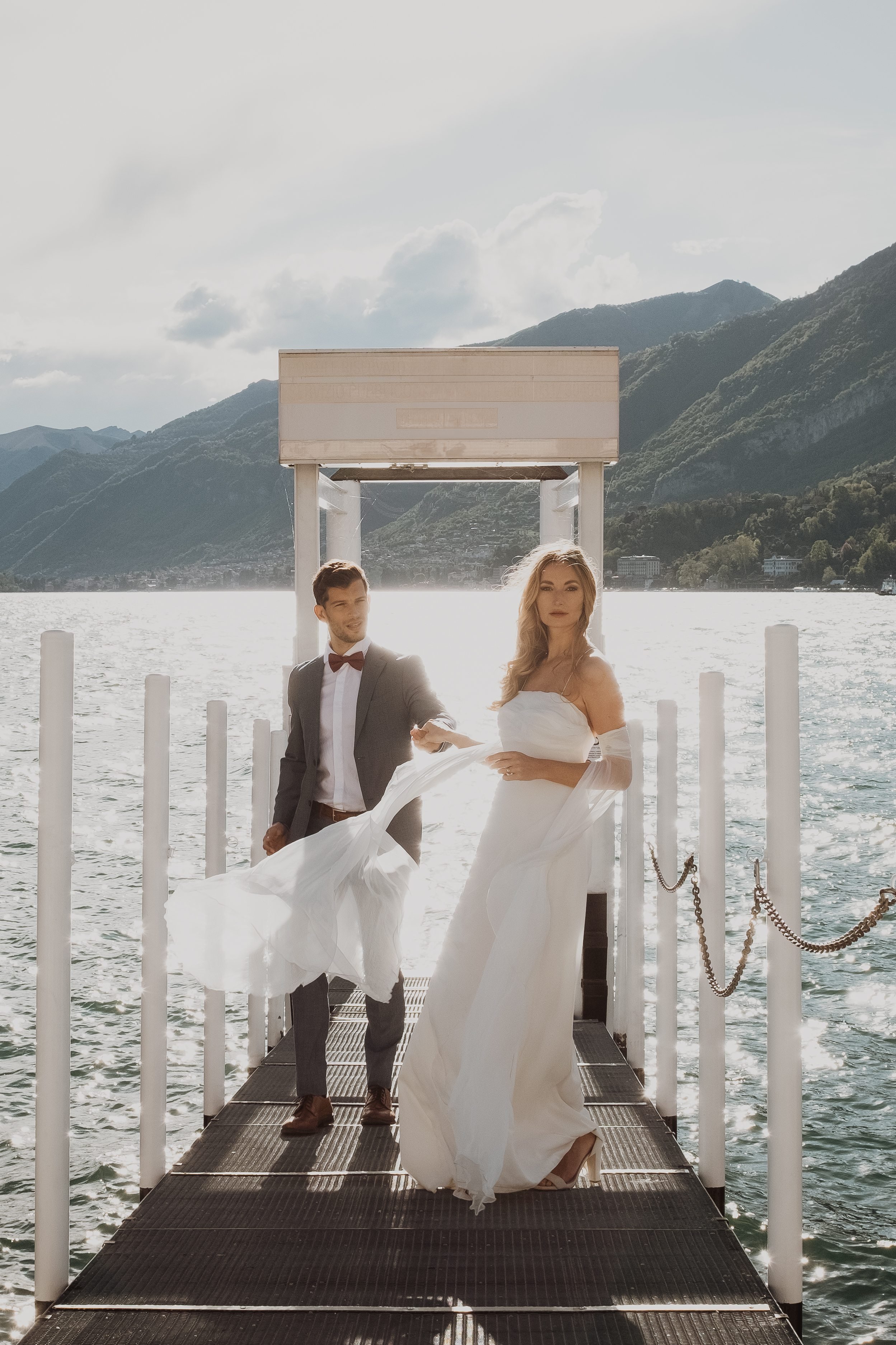 Romantic Lake Como Wedding Portraits | Luxury Destination Wedding Photography