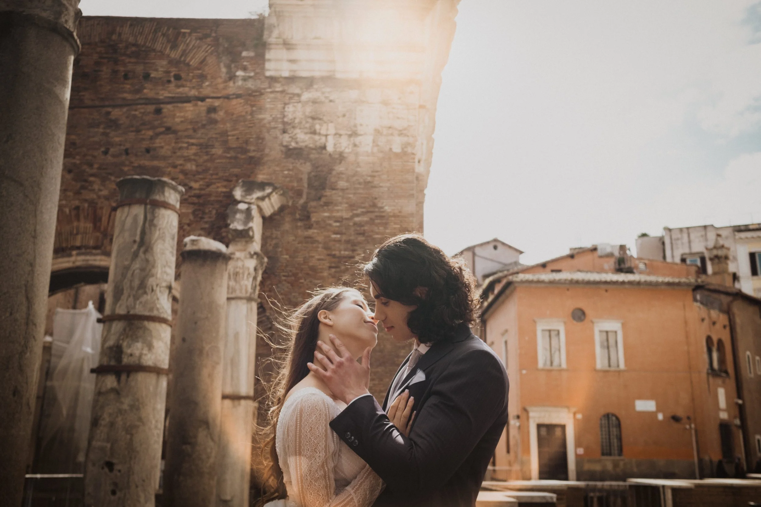 Destination wedding photography in Rome by Close Enough Photography