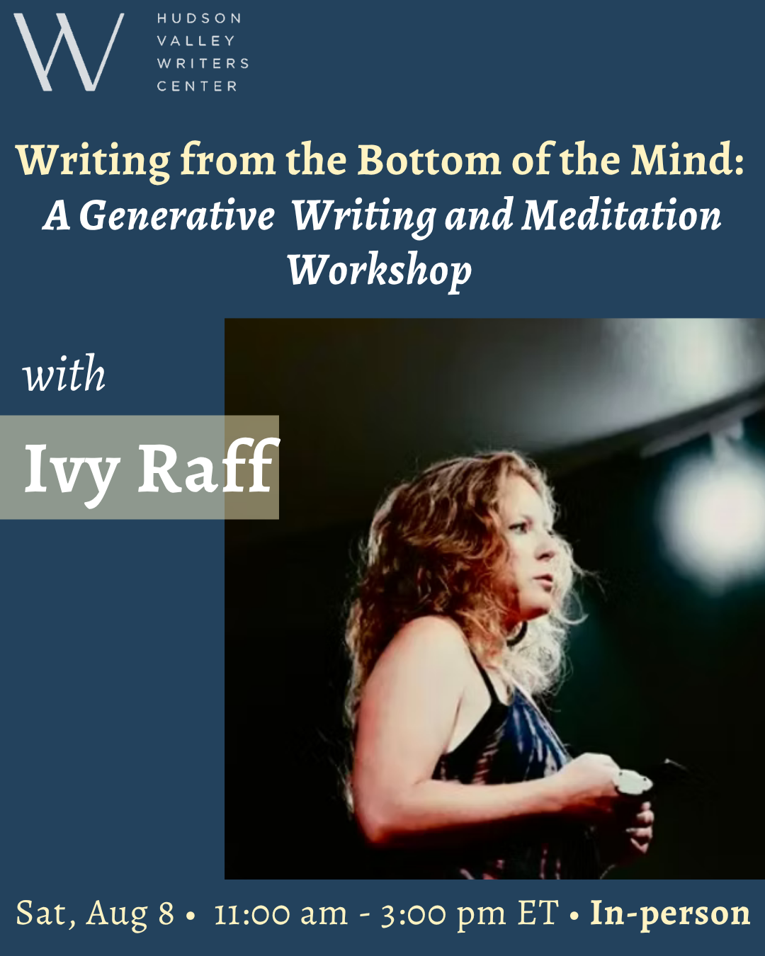 Writing and Meditation Workshop: Writing from the Bottom of the Mind