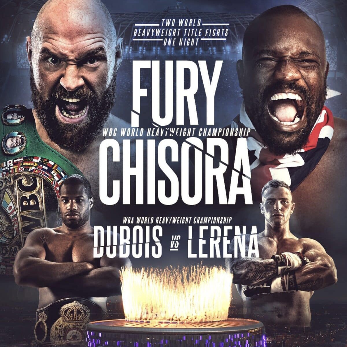 Tyson Fury vs Derek Chisora 🥊
This Saturday 3rd December!

Make sure you book to get the best seats in the house👏🏻