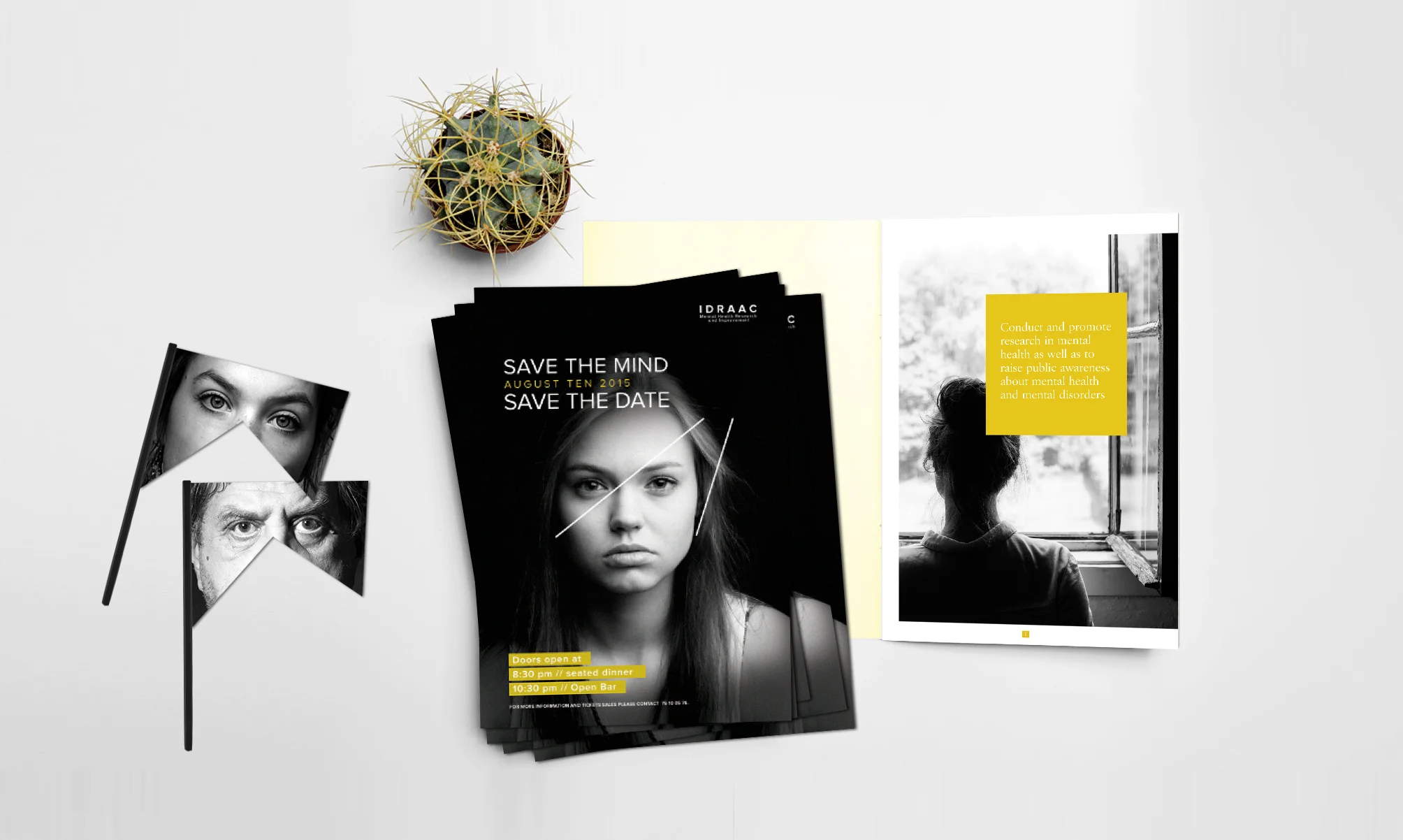  Brochures and a website will support the campaign to put mental health on top of mind. 