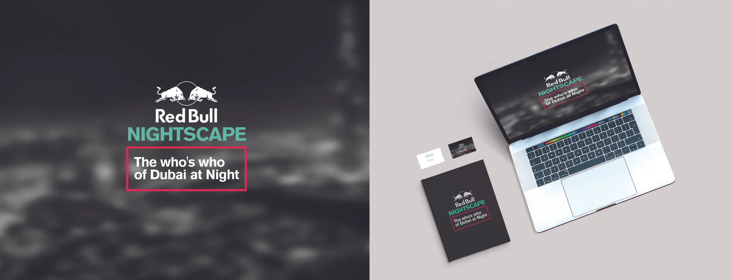  ▲ Logo for RedBull Nightscape project. 