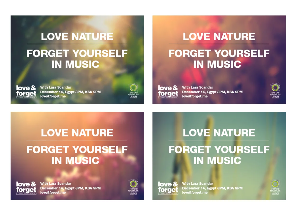  Celebrate the novelty of Herbal Essences Natural Collection across the Arab region with women in the KSA as its target market by creating a first-of-its-kind experience 