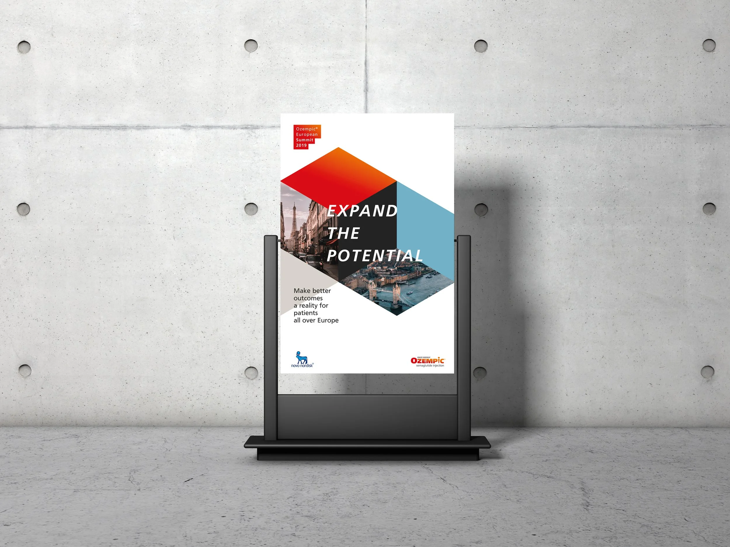  Branding for a Novo Nordisk event in Denmark. 