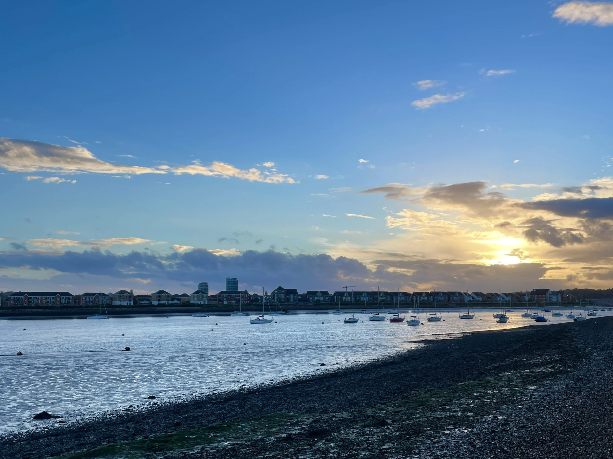 View towards Chatham Docks and Upnor Castle