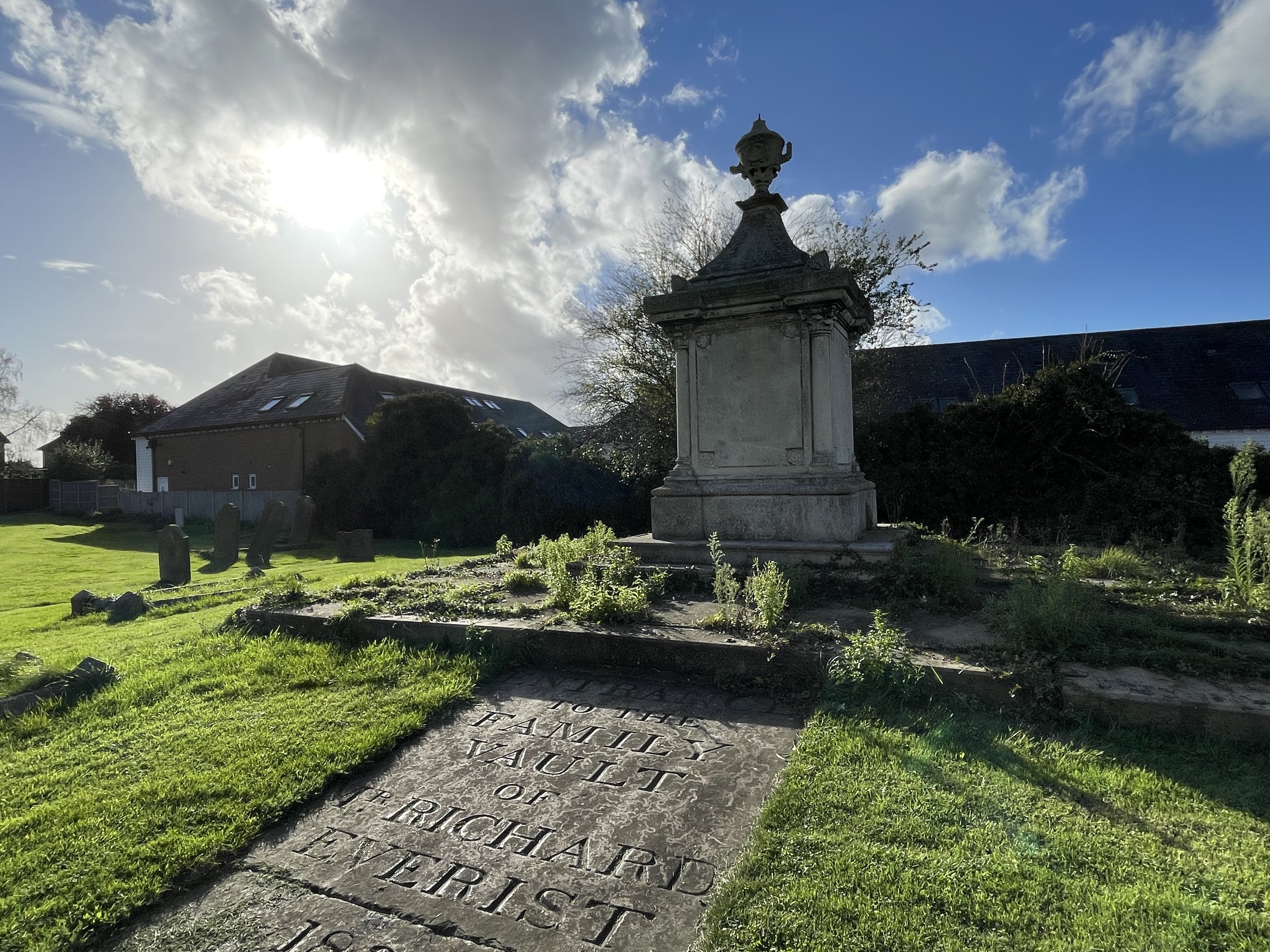 Family vault at St Werburgh Church, Hoo