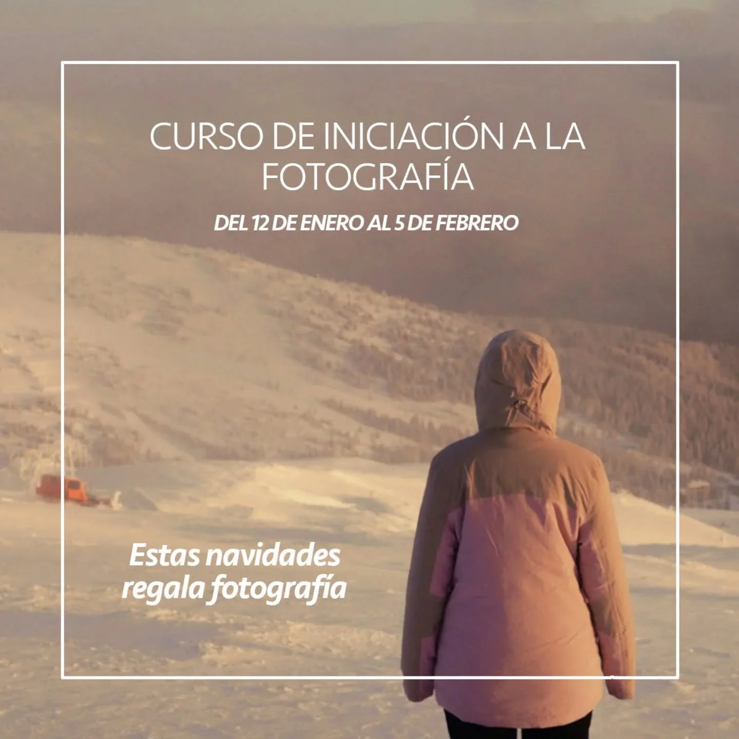 Estas NAVIDADES REGALA FOTOGRAF&Iacute;A!! 🎄🎁📸

Como por ejemplo un 
CURSO DE INICIACI&Oacute;N A LA FOTOGRAF&Iacute;A 

El pr&oacute;ximo curso ser&aacute; del 12 de Enero al 5 de Febrero.
LUNES y  JUEVES 
De 18:00 a 20:00

Los grupos son reducid