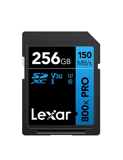 Tarjeta Lexar SD 256GB V30