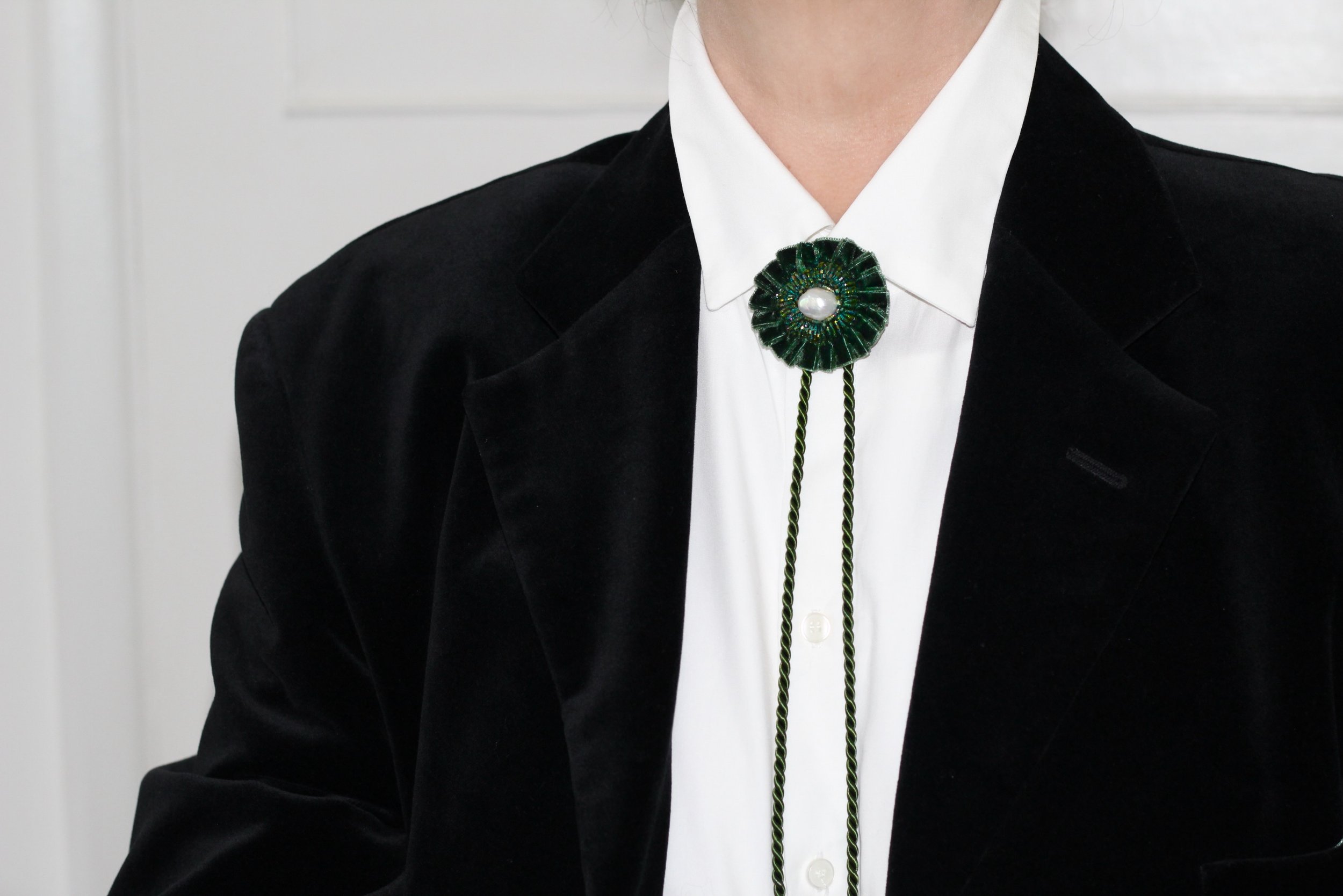 Ready to spice up your shirts ??? 

🪡 A great way to be able to wear your embroidery 🧵 
🪡 make a plain shirt that little bit special 🧵
🪡all 3 colourways will be available by the end of the week🧵
🪡watch this space for more Bolo tie Decorations 