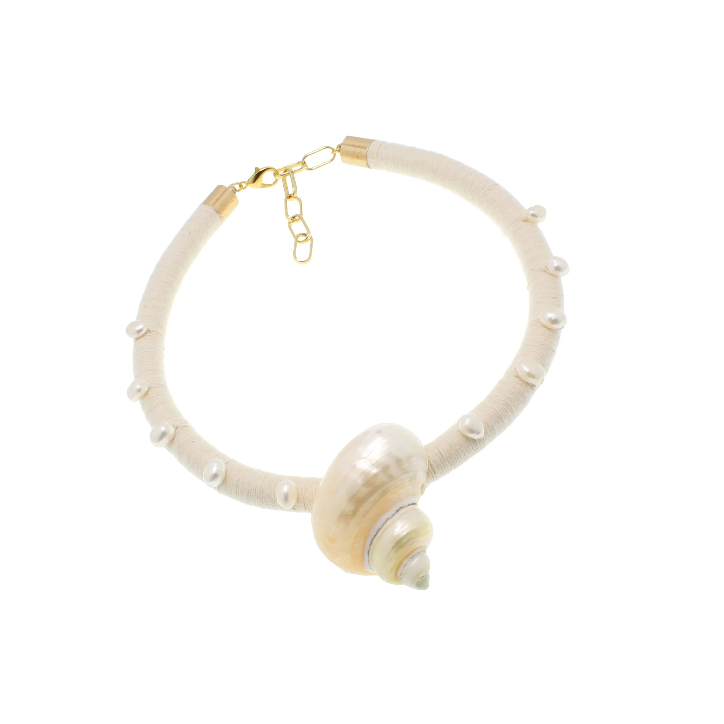 Freshwater Pearl & Shell Collar