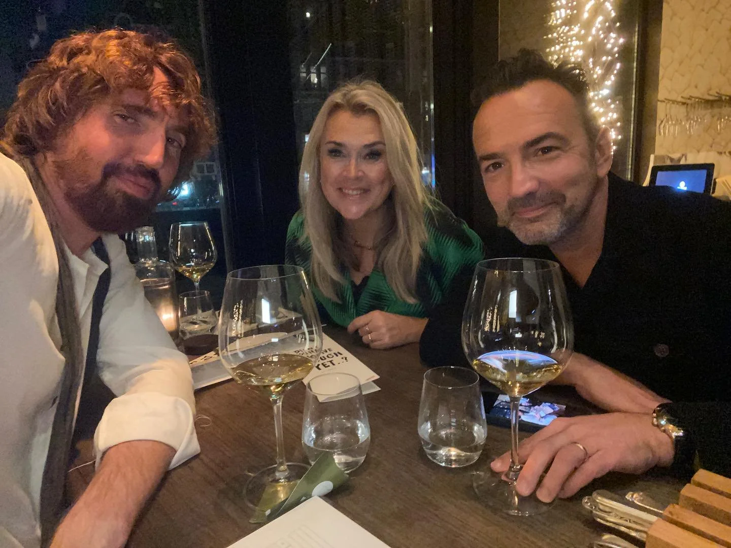 Saturday night in Amsterdam, with the sixth album now out. What an evening celebrating with the man who first played my music across radio airwaves. Sometimes we have to appreciate all we have and the people around us that bring dreams to life.
 @ger