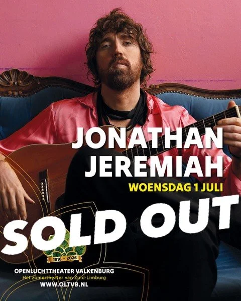 SOLD OUT! 🇳🇱✨ Yes the first night of our FOUR Dutch outdoor summer festivals has SOLD OUT - Delighted to have some remaining tickets for the final three shows. 

Grab them while you can and I&rsquo;ll see you there under stars and open skies. x Jon