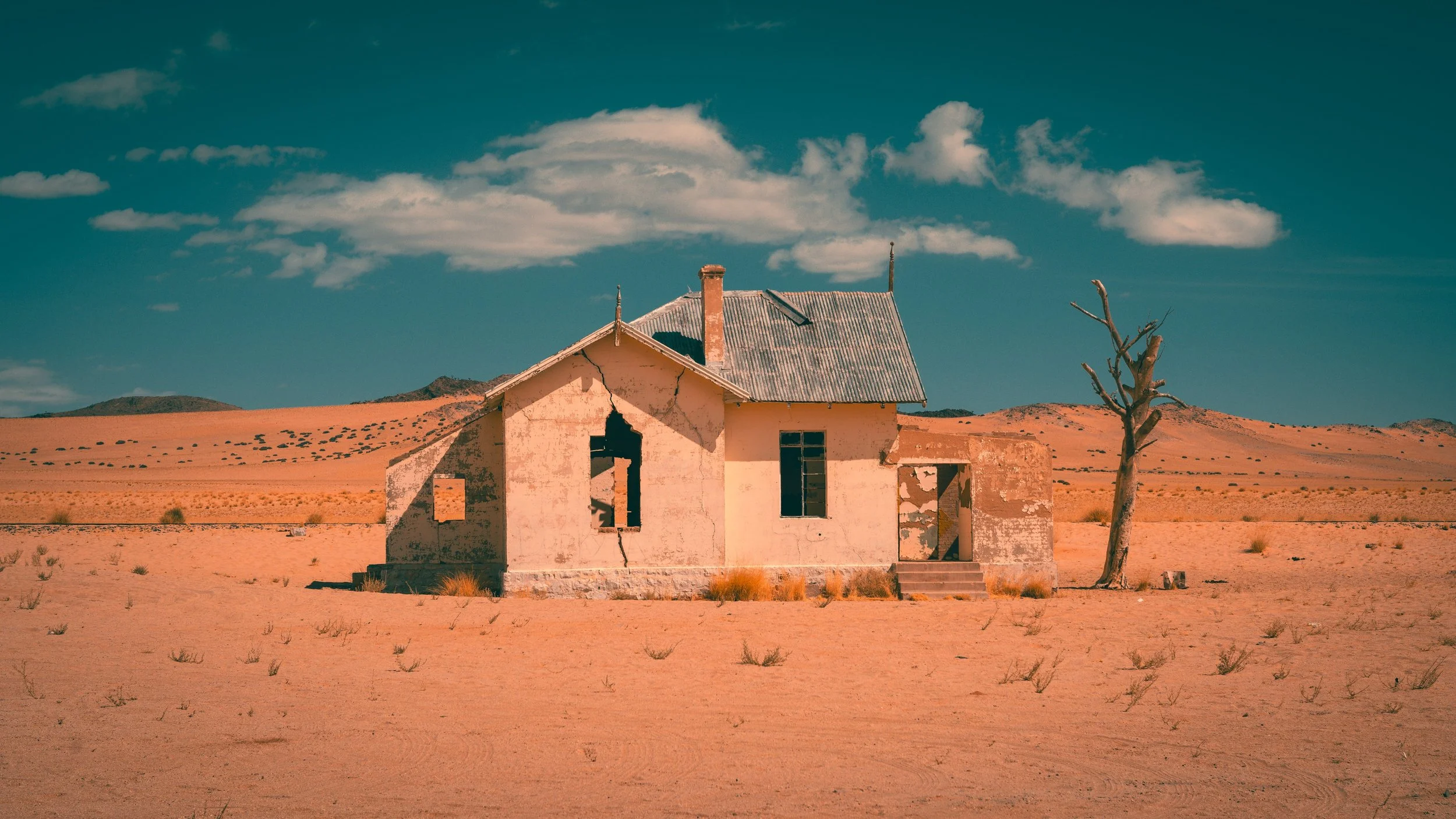 Garub Railway Station in the Namibian Desert