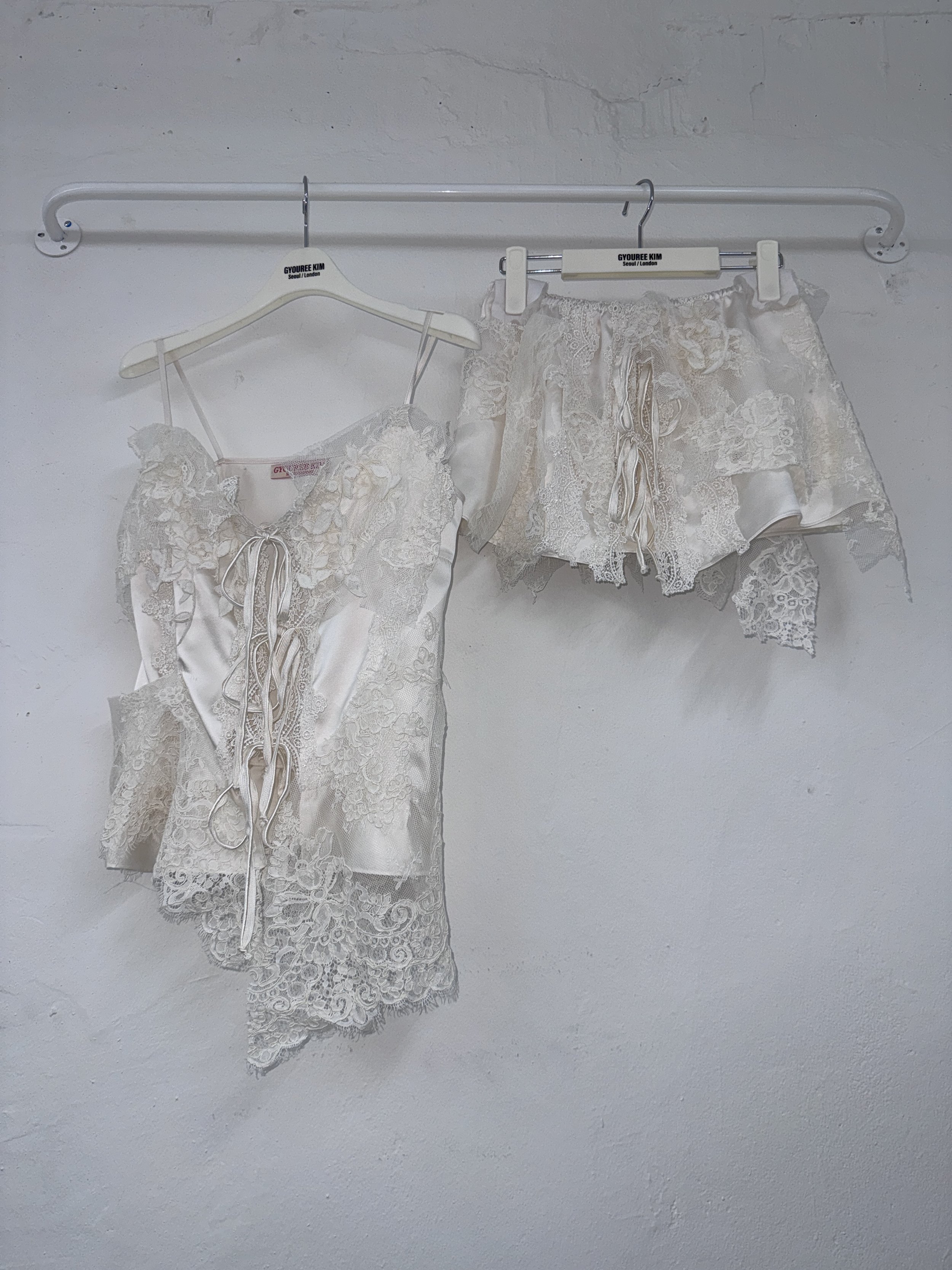 Petal Silk slip set (Size XS-S)