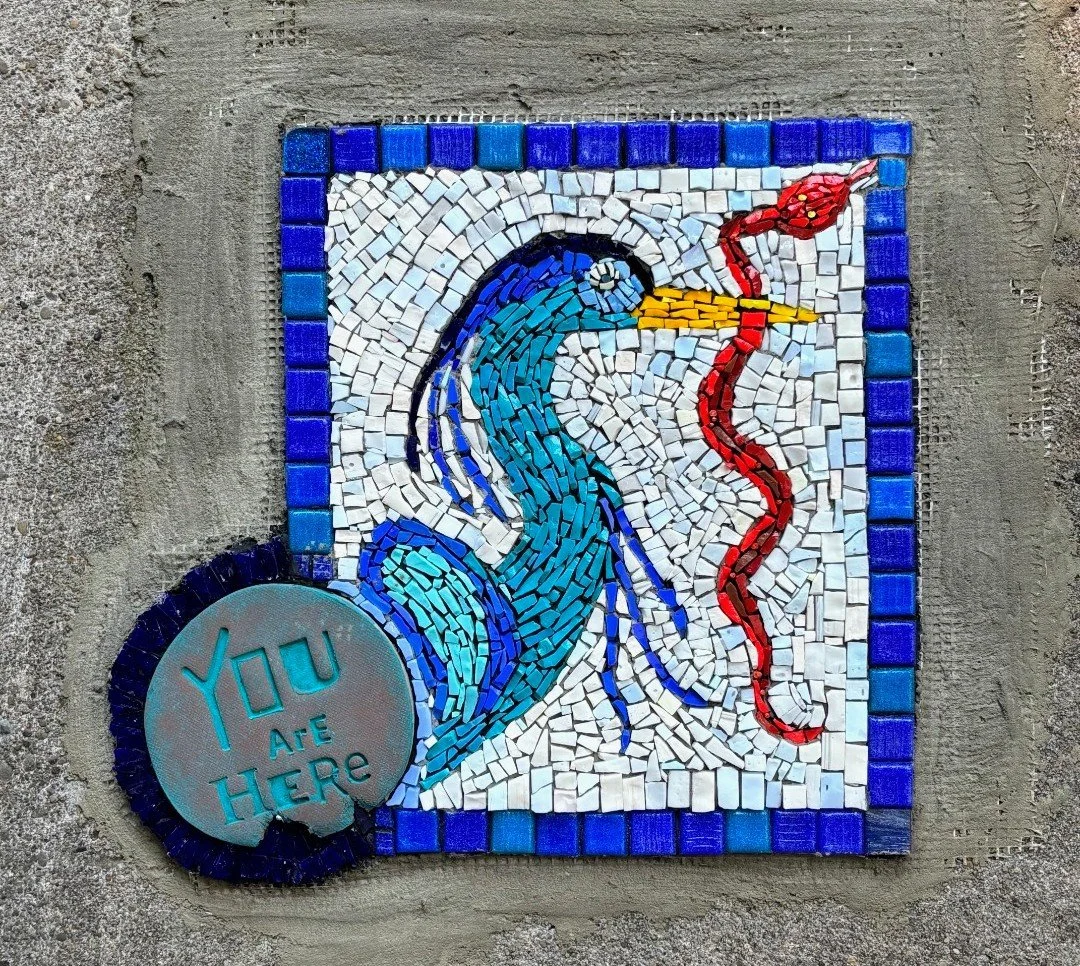 The Hunting Heron by student Dianne Bigelow