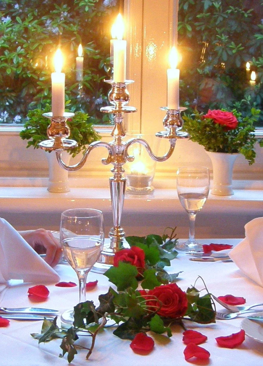 Candle Light Dinner in Hamburg — WITTHÜS Restaurant & Café in Blankenese