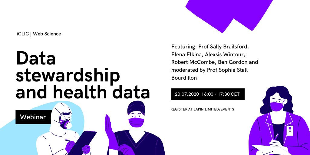 Data stewardship and health data: Webinar 20&nbsp;July&nbsp;2020