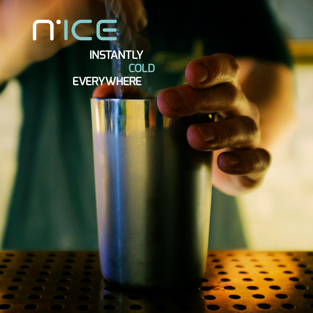 The N'ICE glass chillers for discos and nightclubs