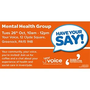 Mental Health Sub-Group Meeting - 26/10/2023 - 10am - 12pm