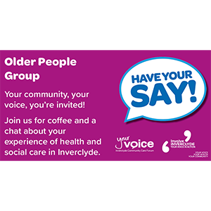 Older People Advisory Group Meeting - 04/03/2024 - 11am - 1pm