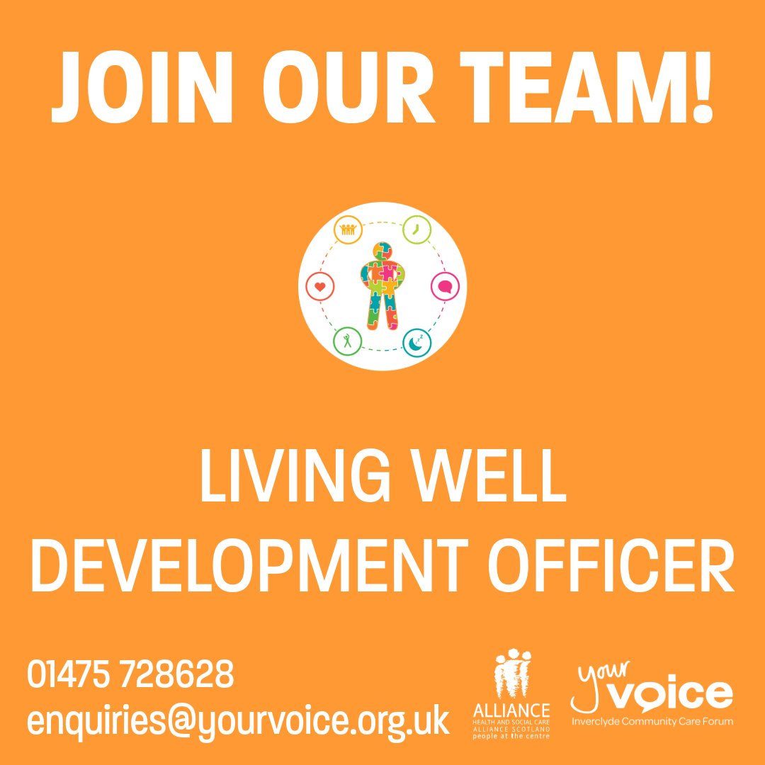 Join our team! Living Well Development Officer! ๐๐งก