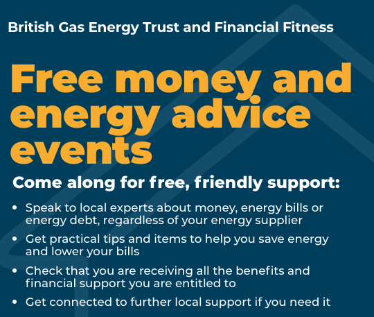 British Gas Energy Trust Money &amp; Energy Advice Event