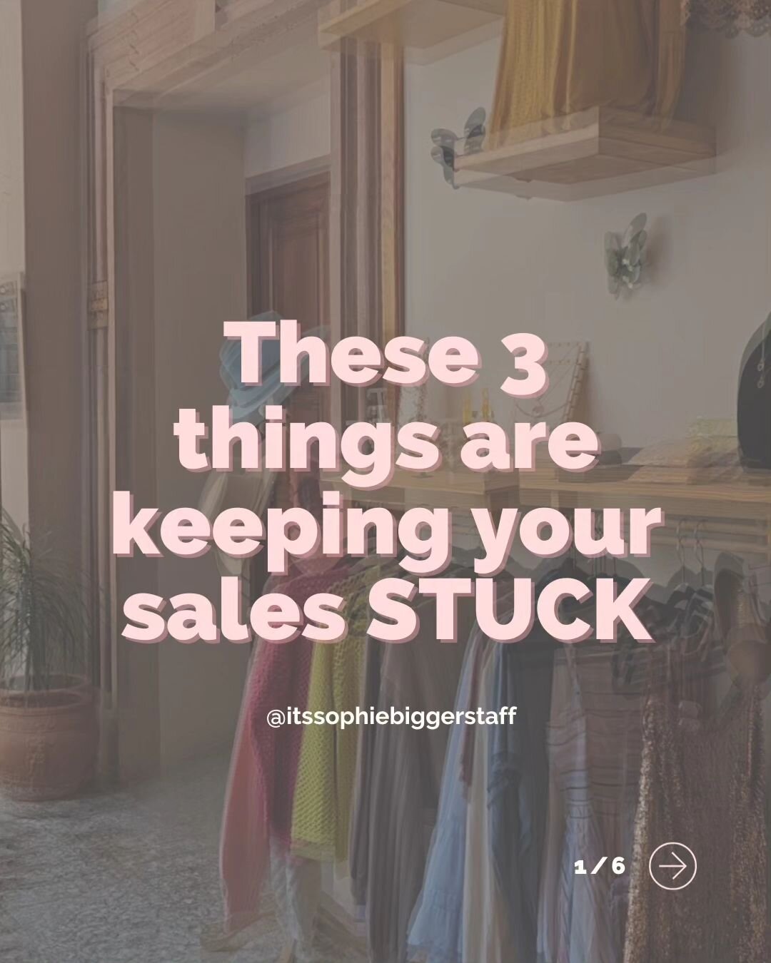 Stop second guessing how you're going to make sales next month and instead join Step Up Your Sales to learn how you can build a sales strategy that actually converts!

Step Up Your Sales will take you from this reality&hellip;

🤯 Waking up every mor