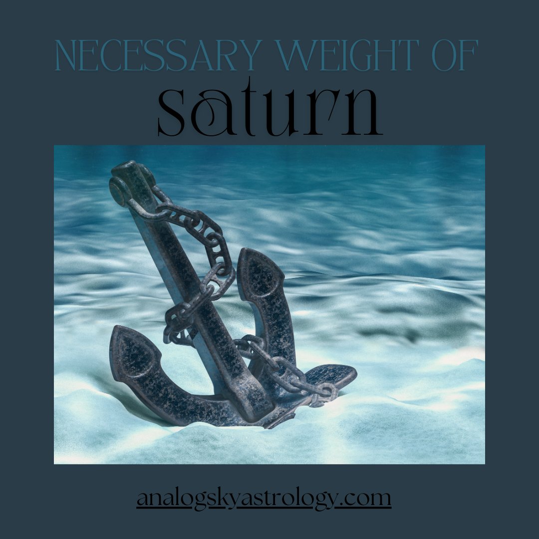 Necessary Weight of Saturn