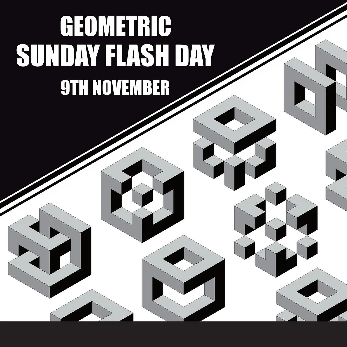 This Sunday in London, I'm excited to do a rare flash day at @riversidetattoolondon featuring my new tessellated geometric designs. All designs are &pound;120. To book, DM or email me with the design number and placement.

#geometrictattoo #geometric