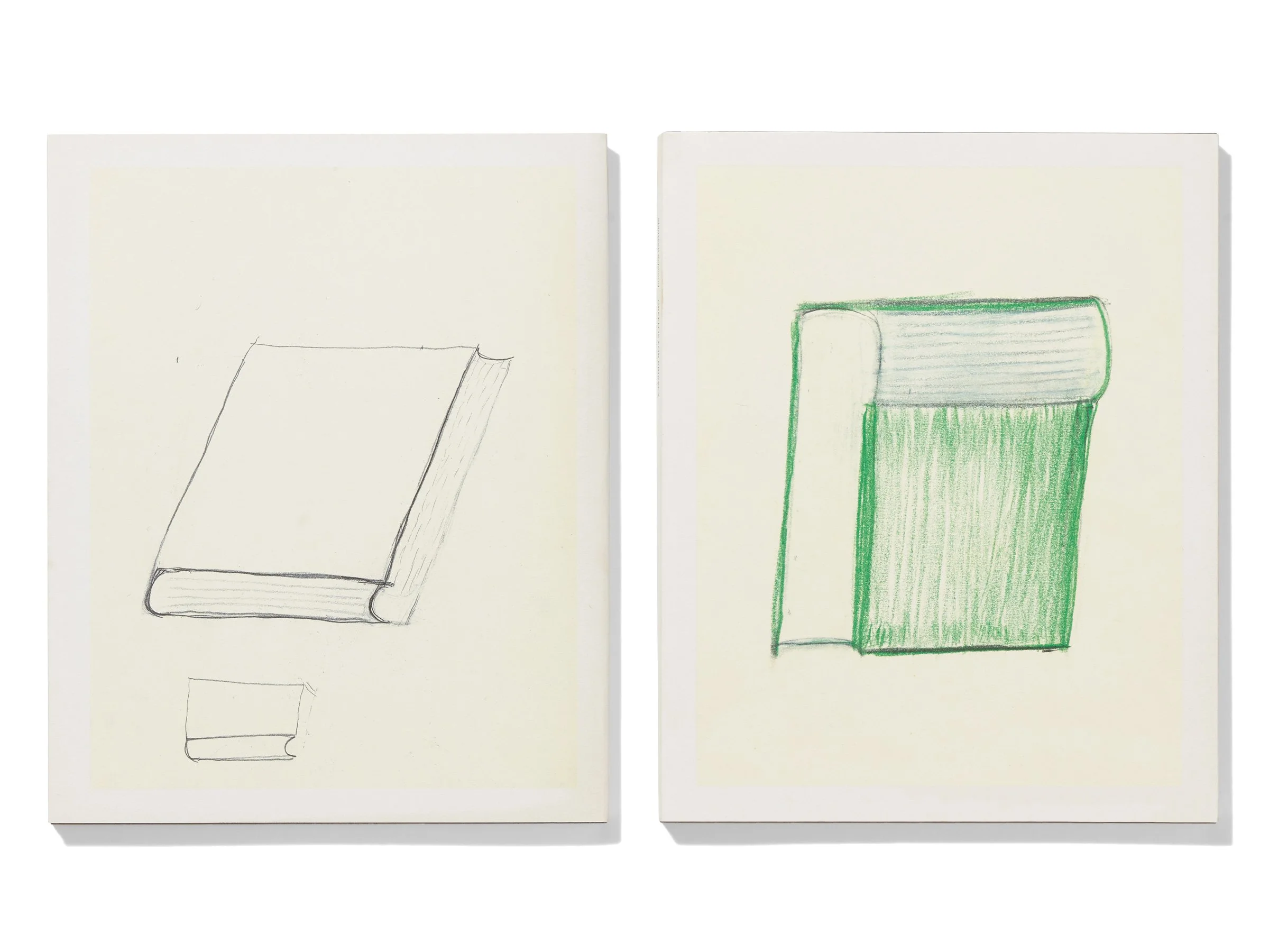  14 of 17   
 Green is for Privacy  exhibition catalog for Maureen Selwood, 2007. Art direction, design, and production. Photograph by Jens Mortensen.
