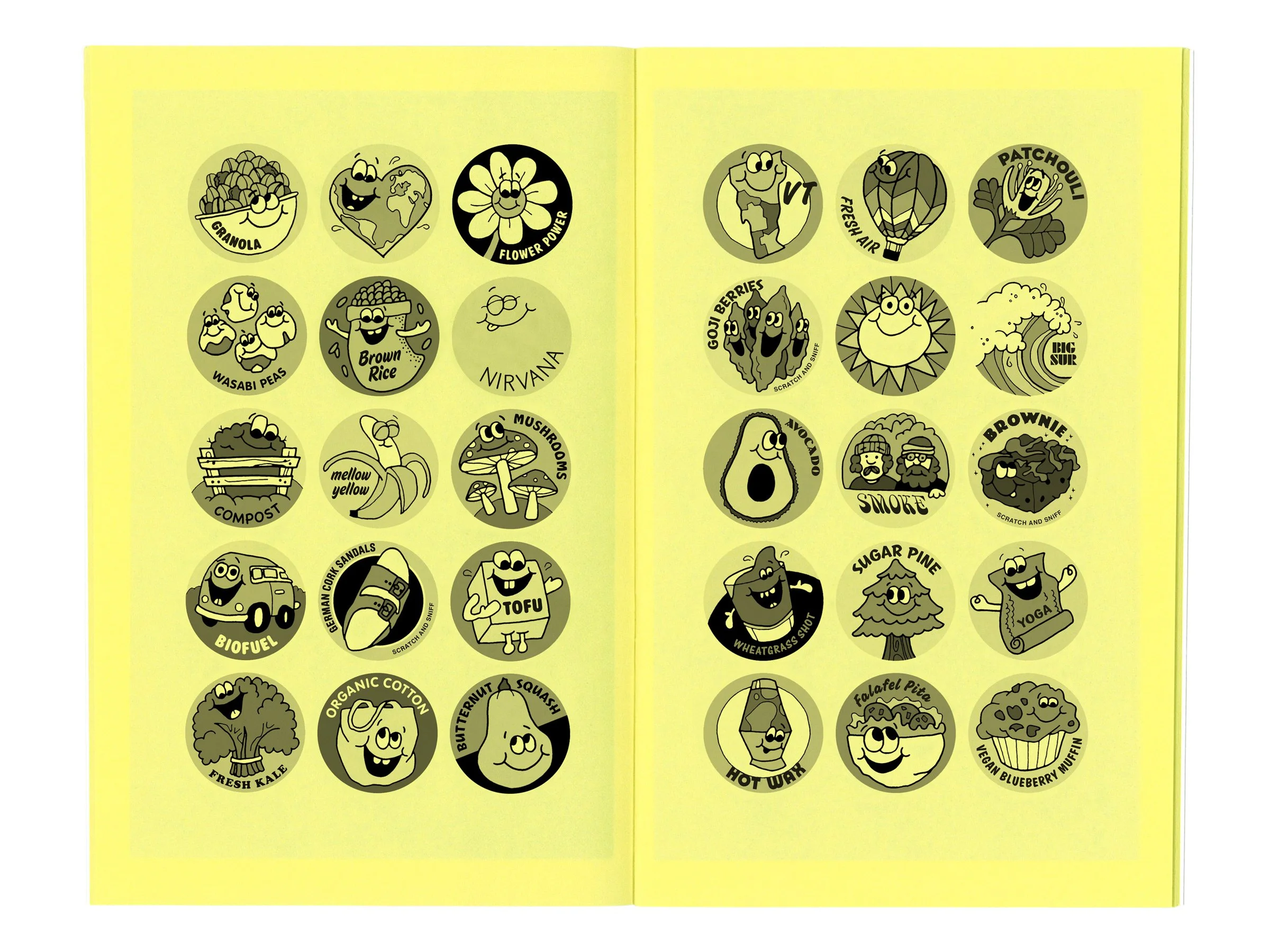  17 of 17   
Illustrations for limited edition zine, “Hippy Shit, Vol. 1”, compiled by Bryan Dalton and Alex Harris, 2009.