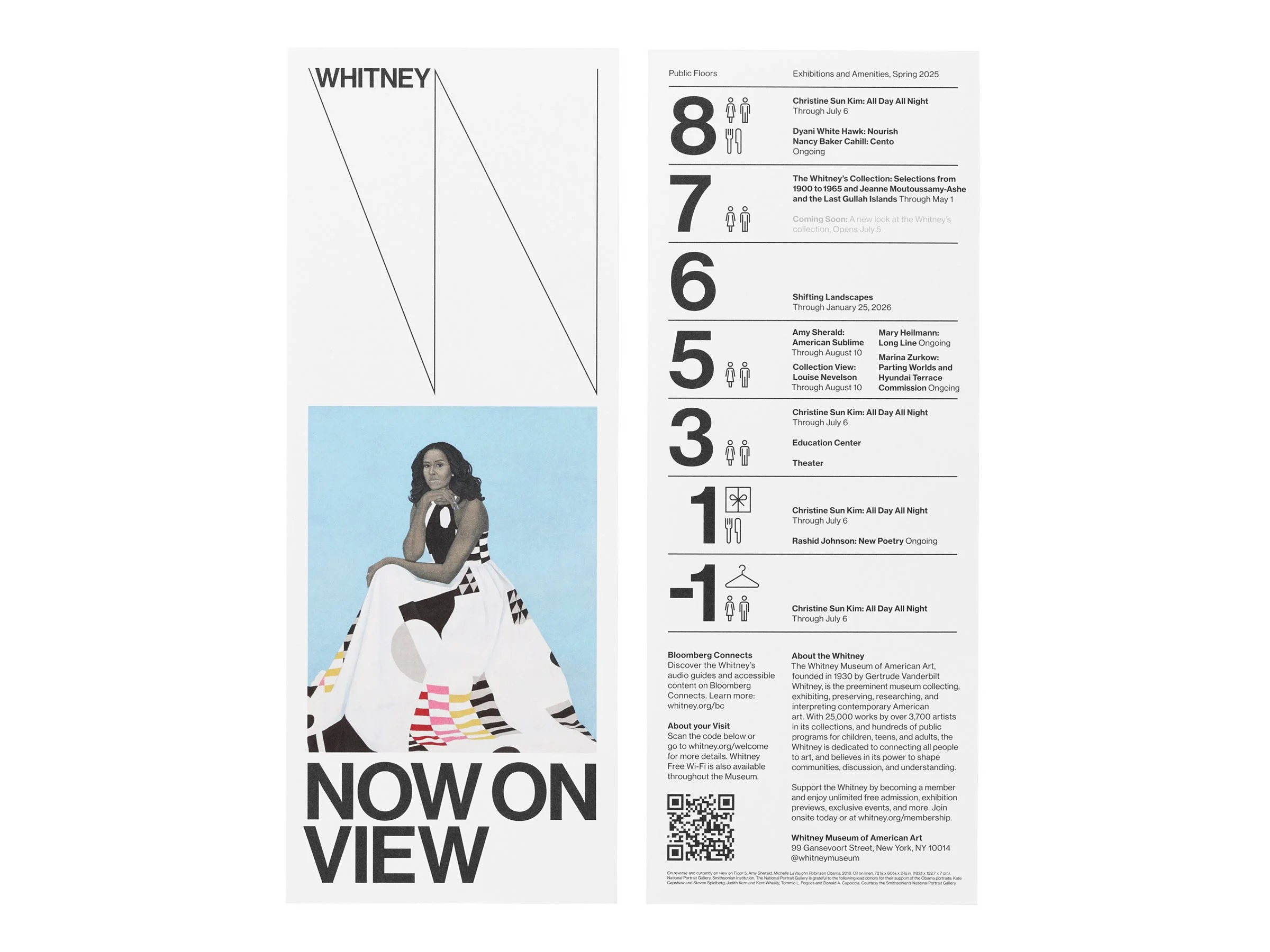  3 of 10   
Amy Sherald Museum Map, 2025. Photograph by Jens Mortensen. 🏆 New York Design Awards Winner.