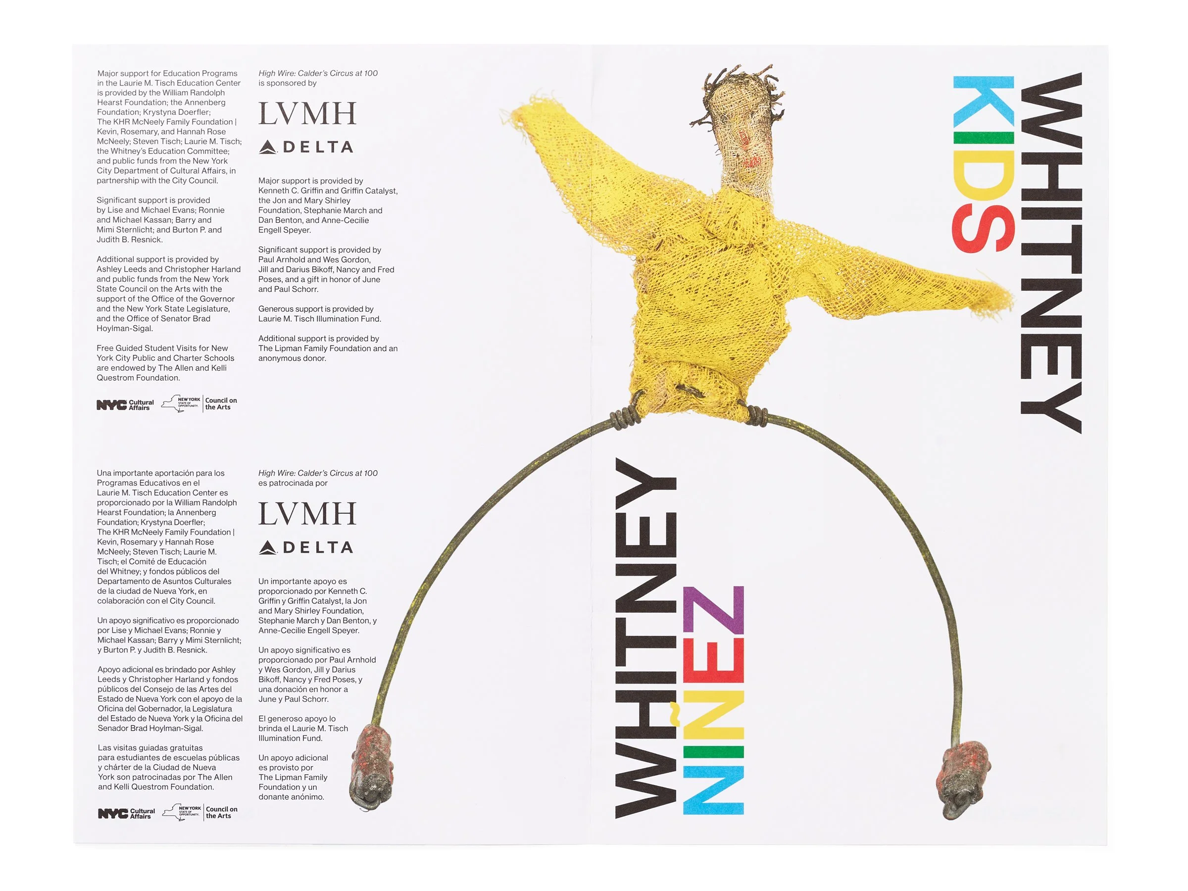  1 of 13   
 Calder’s Circus  Bilingual Kids Activity Guide, 2025. Photograph by Jens Mortensen.
