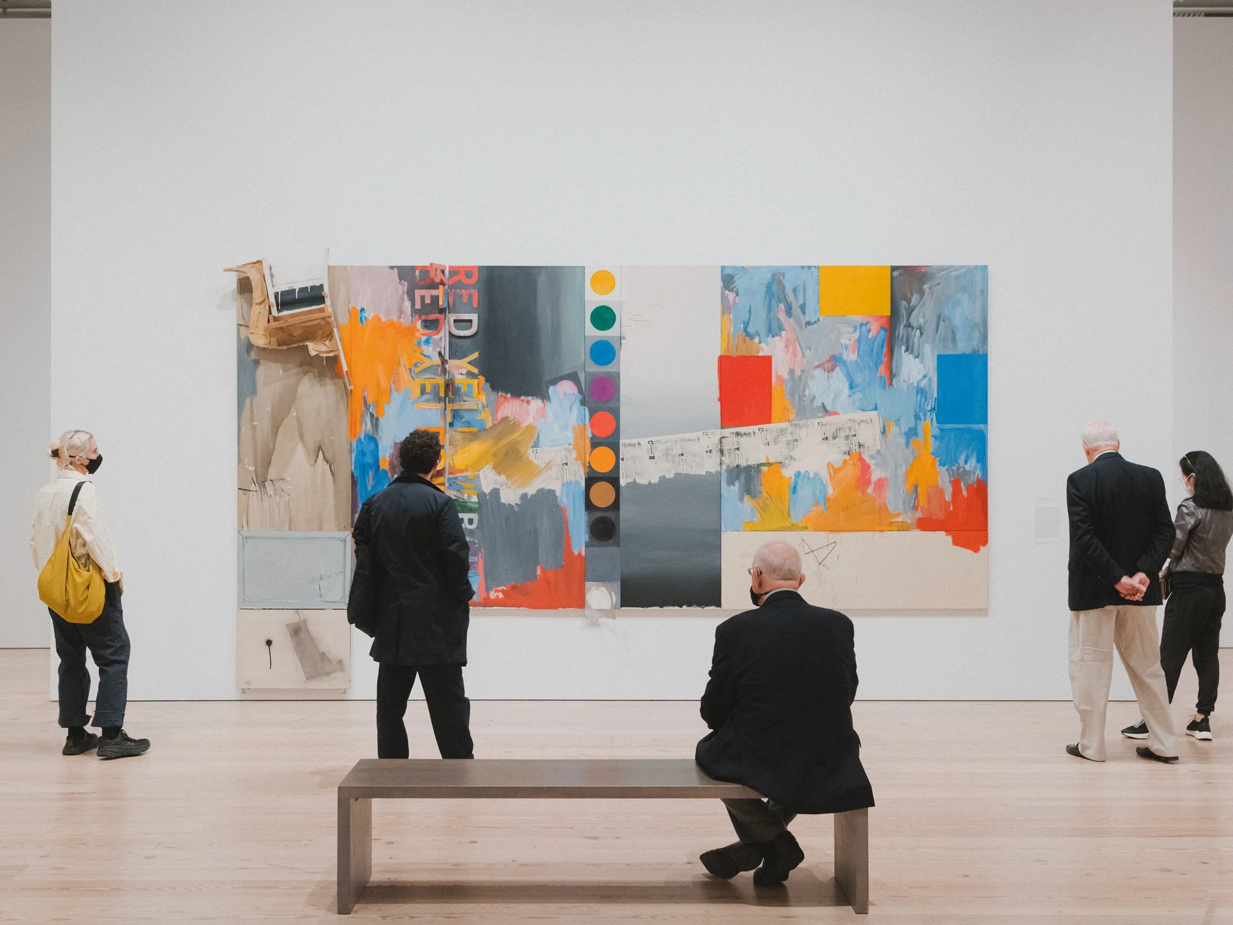  7 of 10   
Documentation of  Jasper Johns: Mind/Mirror  by Ryan Lowry, 2021. Featuring work by Jasper Johns.
