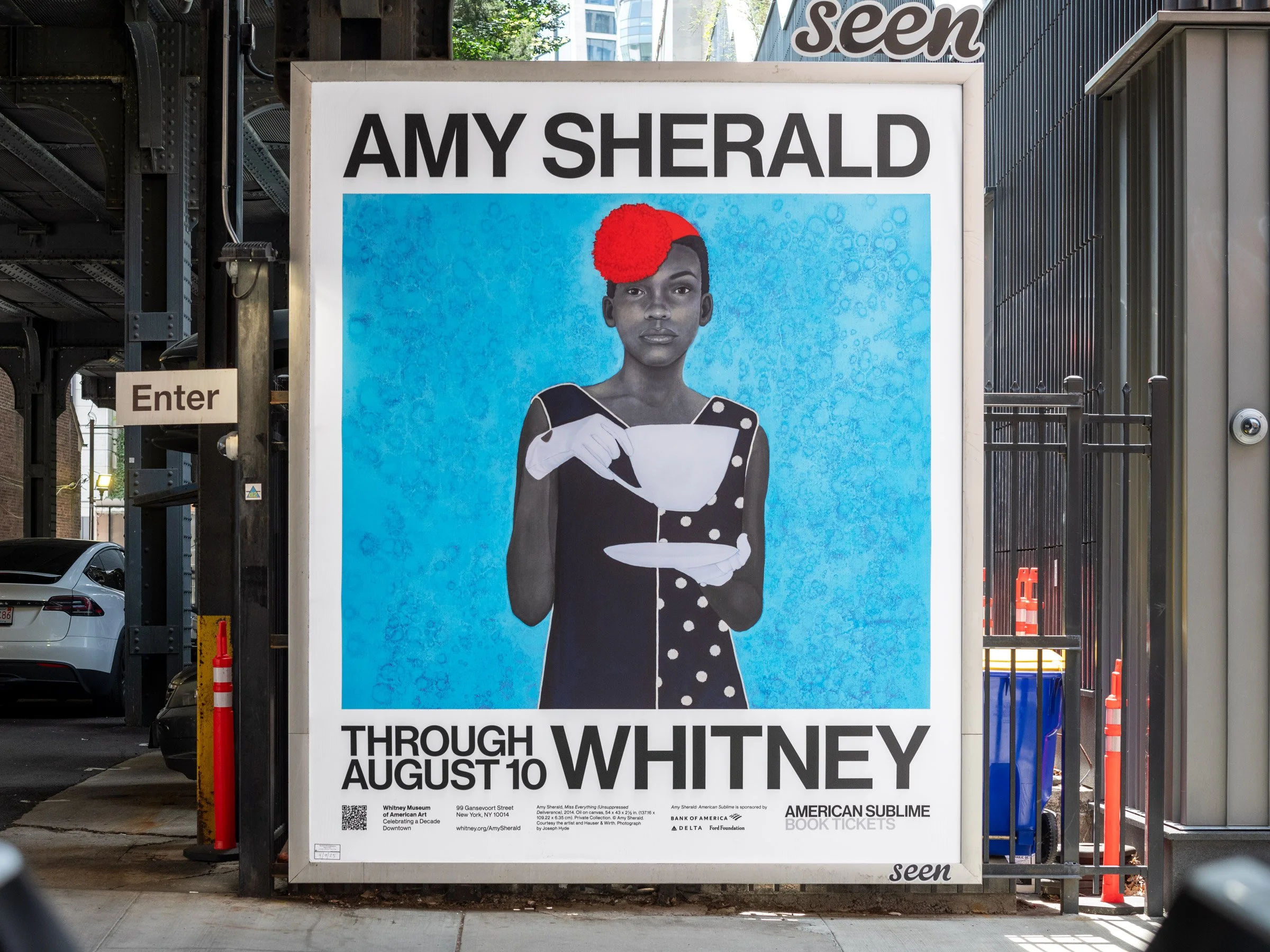  8 of 10   
Amy Sherald Billboard, 2025. Photograph by Timothy Schenck. 🏆 New York Design Awards Winner.