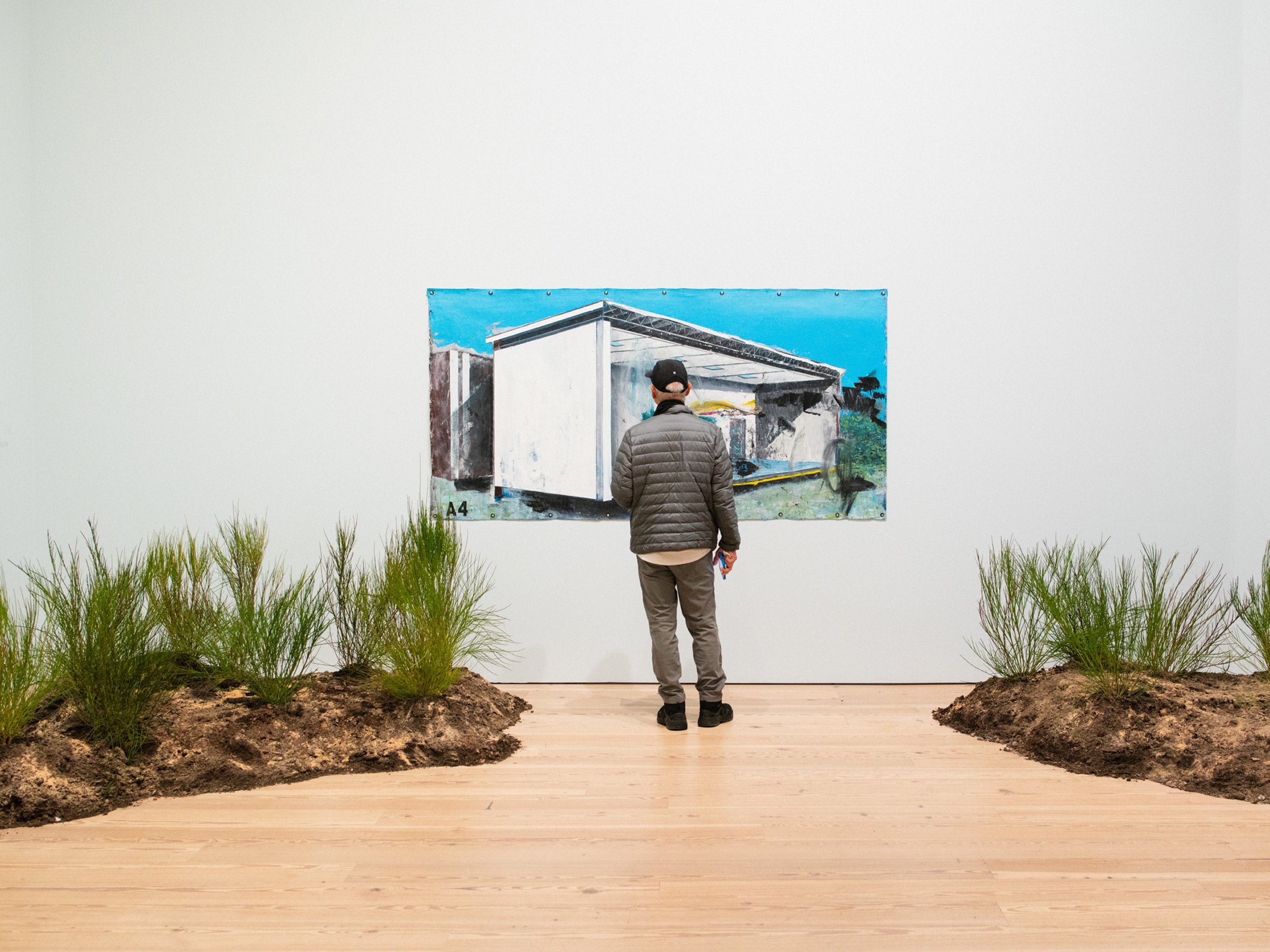 9 of 10   
Documentation of  no existe un mundo poshuracán: Arte puertorriqueño después del huracán María , by Ryan Lowry, 2022. Featuring work by Rogelio Báez Vega.
