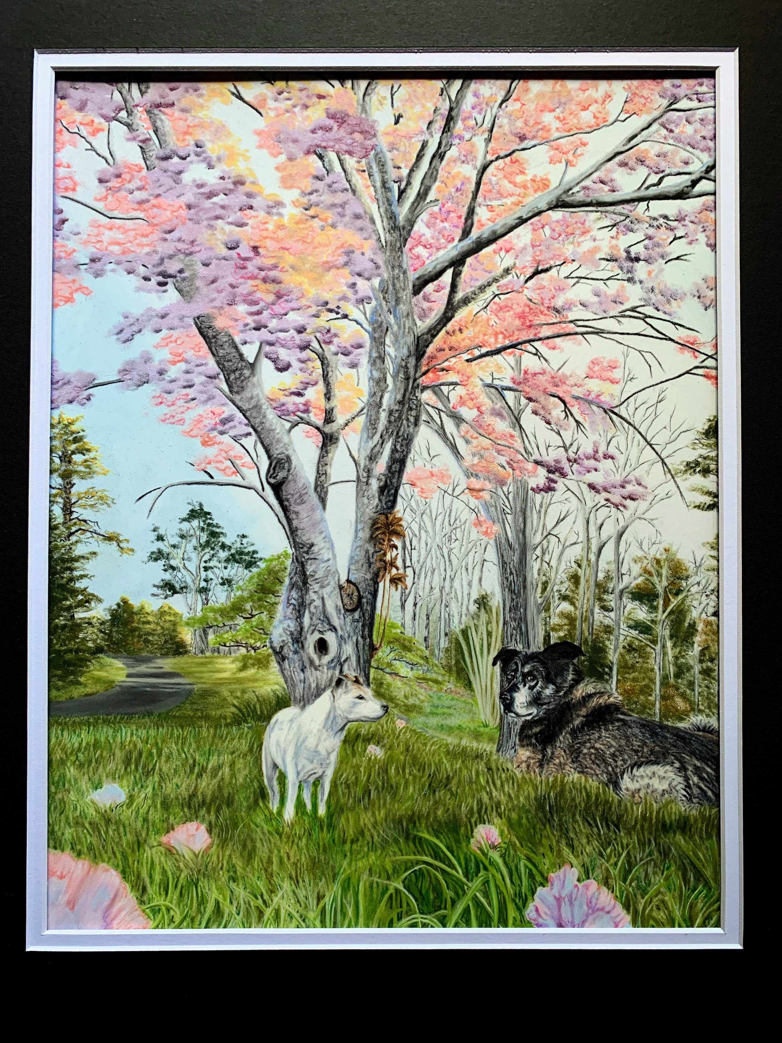 "Sophie & Penny", 11"x14"
