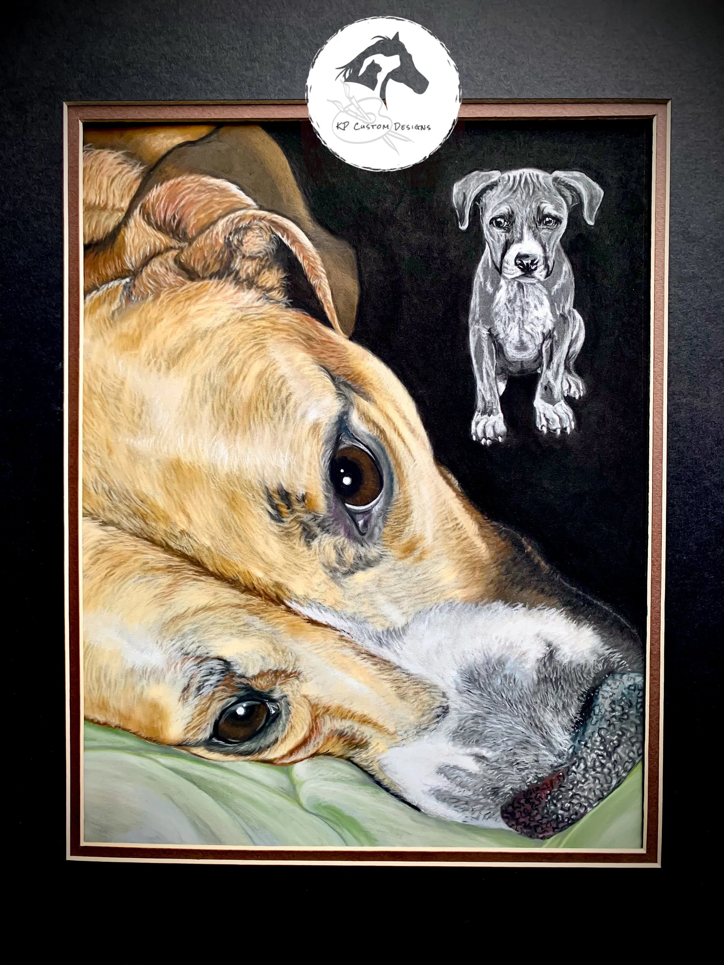 11"x14" Memorial Portrait, "Baxter"