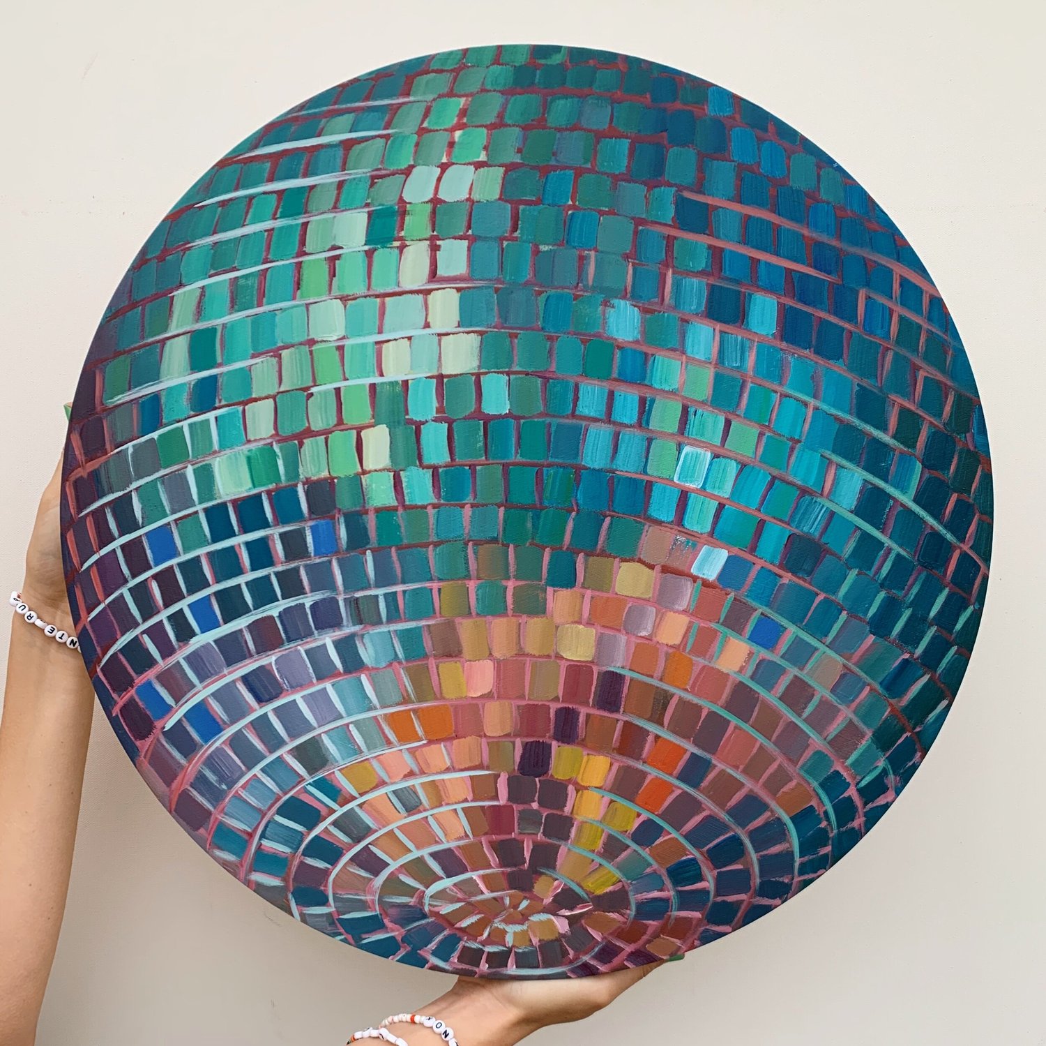 Sweet Tart Disco Ball Print — Not Sorry Art