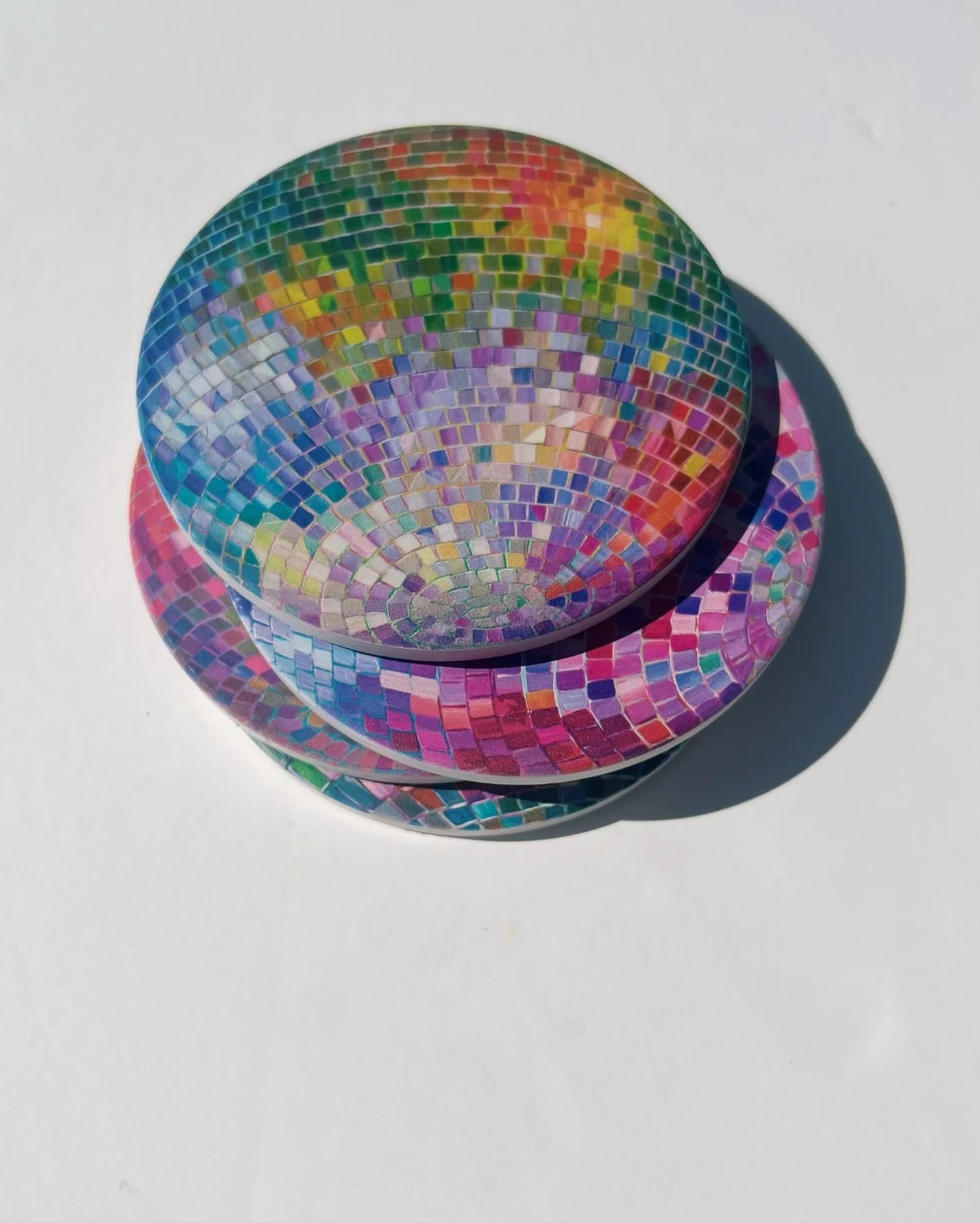 Limited Edition Fine Art Disco Ball Coasters (4Pack) — Not Sorry Art