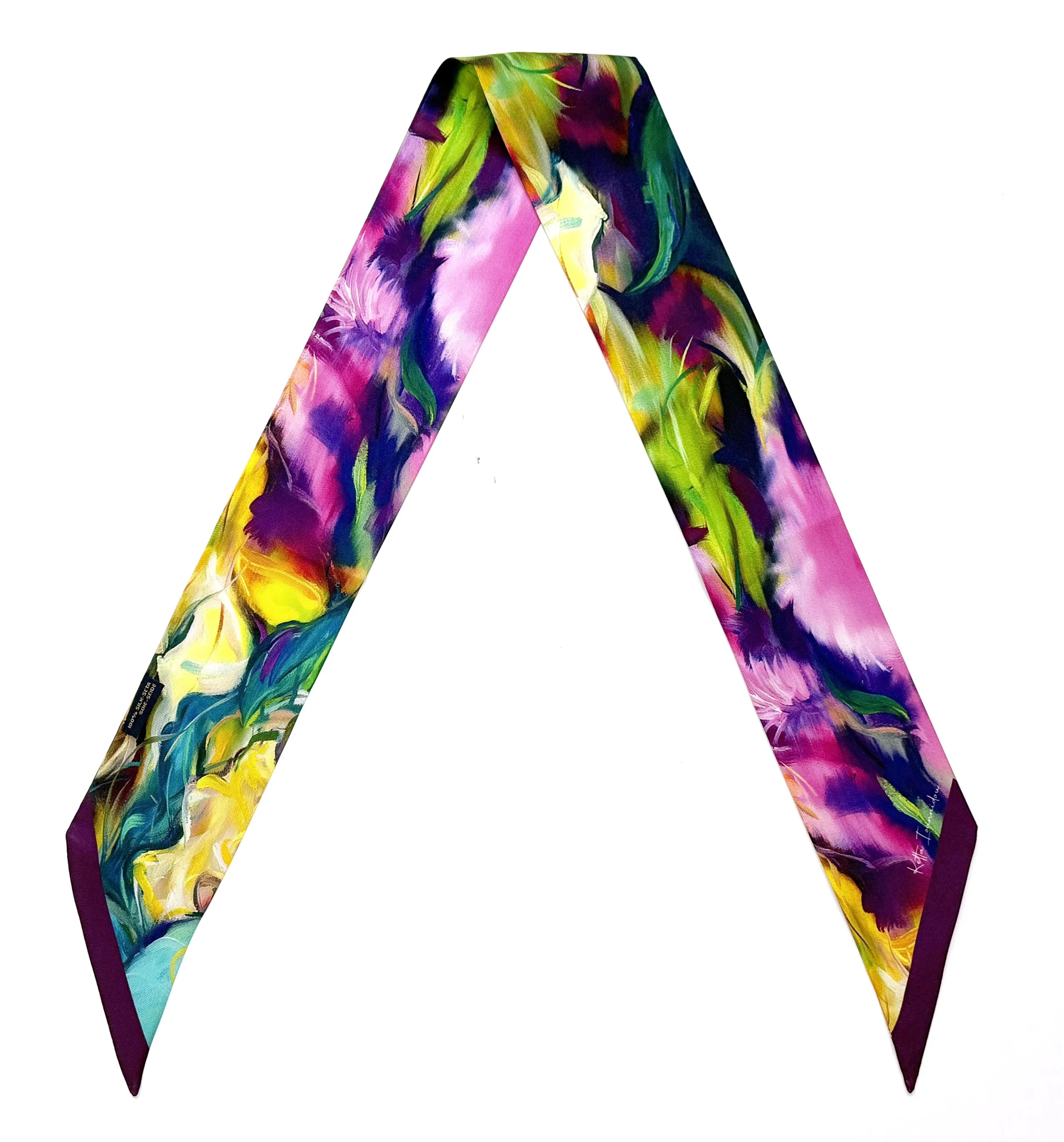 Into the Labyrinth Silk Twilly